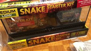 REHOMED CORN SNAKE  Exo Terra Snake Starter Kit [upl. by Auburn]