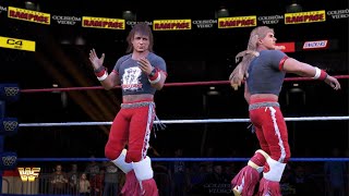 WWE 2K23UK 1St Ever WWF Event Rampage The Rockers vs Rougeaus Brothers [upl. by Sanborne]