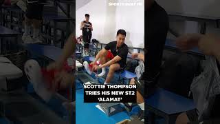 Scottie Thompson tries his new World Balance ST2 Alamat [upl. by Damon928]