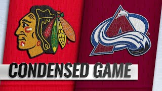 032319 Condensed Game Blackhawks  Avalanche [upl. by Cesare]