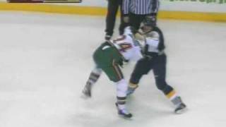 Derek Boogaard vs Wade Belak Nov 29 2008 [upl. by Yra435]