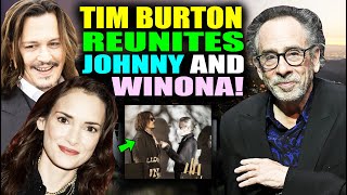 Johnny Depp and Winona Ryder REUNITED by Tim Burton [upl. by Atsugua]