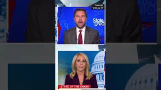 JD Vance Confronts Dana Bash Stop Interrupting—Let Me Answer the Questions [upl. by Alodee]