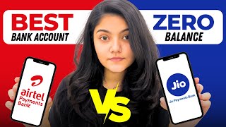 Airtel Payment Bank Account Open vs Jio Payment Bank Account Open  Best Zero Balance Bank Account [upl. by Andromede]