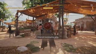 Assassins Creed Origins Conflicts of Interest Side Quest Walkthrough [upl. by Maximo131]