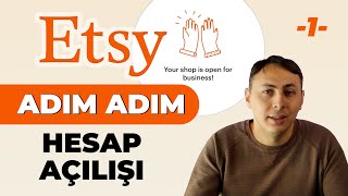 Etsy de Nasıl Mağaza Açabilirim 🔑 Adım Adım Etsy Satıcı Hesabı Açılışı Ücretsiz ETSY EĞİTİMİ [upl. by Eilatam882]