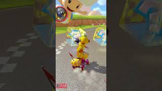 Bomb to Dodge a BLUE SHELL  Mario Kart 8 Deluxe [upl. by Aynwat]