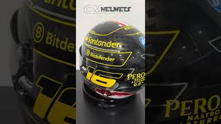 CHARLES LECLERCS MONZA F1 HELMET  2024 ITALIAN GRAND PRIX [upl. by Gibeon]