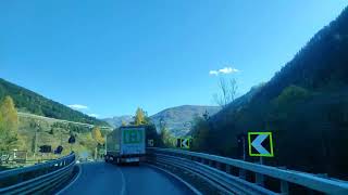 🇮🇹 Italy villages from Bardonecchia Frejus Tunnel [upl. by Jerald]