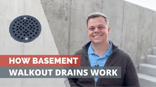 How Basement Walkout Drains Work to Avoid Flooding [upl. by Tyler]