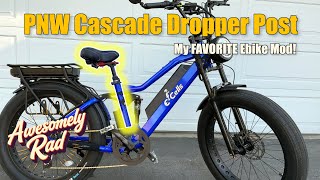 PNW Cascade Dropper Post Review  My Favorite Ebike Mod [upl. by Livvi]