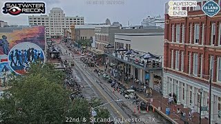 North Americas largest motorcycle rally kicks off in Galveston [upl. by Rekoob258]