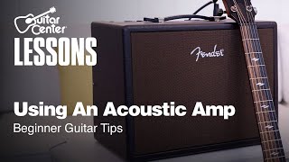 Using An Acoustic Guitar Amp  Beginner Guitar Tips [upl. by Airogerg]