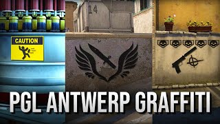 10 Graffiti Plays From PGL Antwerp 2022 Major Valve Could Add to CSGO [upl. by Namruht]