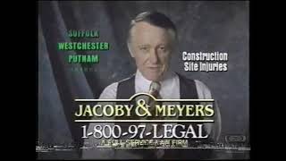 Jacoby amp Meyers Legal  Television Commercial  1998 [upl. by Eiddal]