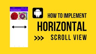 How to implement Horizontal Scroll View in android  horizontal scroll view  Innovative Programmer [upl. by Yelsgnik]