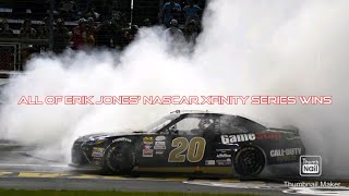 All of Erik Jones Wins in the Nascar Xfinity Series [upl. by Jones]