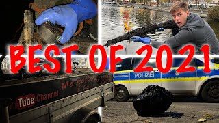 Niemand ruft so oft die Polizei wie wir  Best of 2021 Magnetfischen mit Gebrüder Lange [upl. by Eirot609]