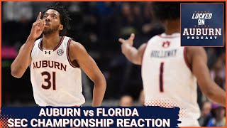 REACTION Auburn basketball wins the SEC Championship [upl. by White]