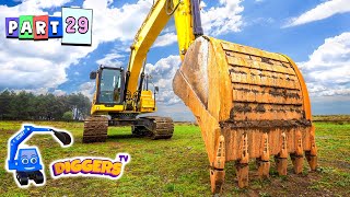 Diggers For Kids 🦺 Diggers Worldwide Crawler Excavators Dump Trucks Wheel Loaders Cranes amp More [upl. by Neemsaj]