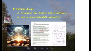 Sachtextanalyse  mdl Abi  Grundriss  mehr Punkte weil übersichtlich und einprägsam [upl. by Abott]