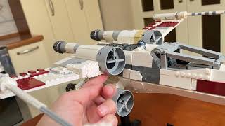 UCS XWing Instructions Update AVAILABLE NOW ON REBRICKABLE [upl. by Darill]