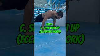 Quick breakdown of Push Up Variations Full video on my channel pushups calisthenics shorts [upl. by Eetnod]