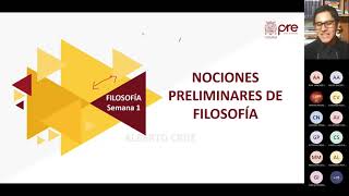 Filosofía  Semana 01  Pre San Marcos Ciclo 2022II [upl. by Kurtzman64]