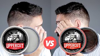 Uppercut Deluxe Matte Clay VS Pomade [upl. by Ahsyekal345]