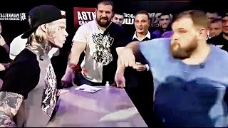 Slap contest Heavyweight Knockouts Compilation 2020 from Russia 200 KG guys Slap Contest [upl. by Fuchs]