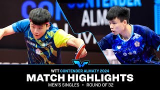 Chang YuAn vs Feng YiHsin  MS R32  WTT Contender Almaty 2024 [upl. by Tessi71]