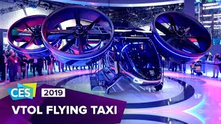 Ubers air taxi revealed at CES 2019  What The Future [upl. by Warthman]