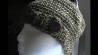 How to make a beanie with a ribbed band  Mini Tutorial [upl. by Vanda]