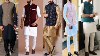 Gents kurta pajama amp waistcoat design 2023waistcoat latest fashion kurtadesigns [upl. by Yrrat]