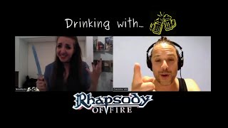 Drinking with Giacomo Voli  from The Voice of Italy to Rhapsody of Fire [upl. by Meggie443]