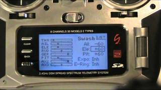 Spektrum DX8  Helicopter Setup [upl. by Awjan679]