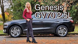 Genesis GV70 2 5L T Review  The new bestinclass [upl. by Dall]