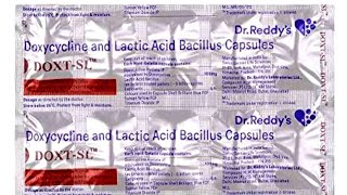 DoxtSLDoxycycline and Lactic acid Bacillus Capsulesusesside effectDose in Hindi [upl. by Yllatan916]