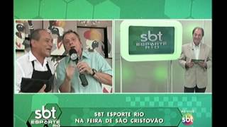 SBT Esporte Rio na Feira de São Cristóvão [upl. by Lahcim]