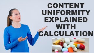 Content Uniformity Explained with Calculation pharma pharmaeducation [upl. by Rana112]