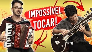 7 INSTRUMENTOS IMPOSSÍVEIS de TOCAR 🥁 🤔 [upl. by Ahtelahs]