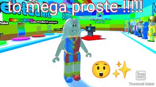 Mega proste Obby  na roblox 💜😲✨ Łatwy Mega Obby [upl. by Weitman852]