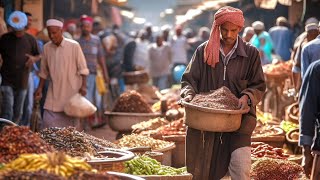 Morocco Walk  Marrakech and old city with big history  4K HDR Walking Tour [upl. by Katherina135]