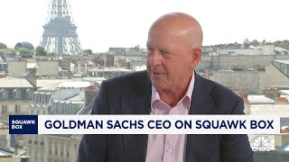 Goldman Sachs CEO David Solomon on the Olympics Feds rate path and MampA landscape [upl. by Efren105]