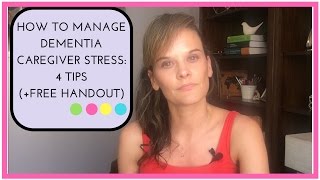 Manage dementia caregiver stress 4 tips to cope with difficult dementia behaviors [upl. by Kristoforo863]