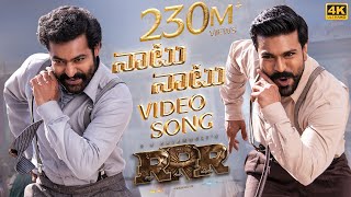 Naatu Naatu Full Video Song Telugu 4K  RRR  NTRRam Charan  MM Keeravaani  SS Rajamouli [upl. by Dopp]