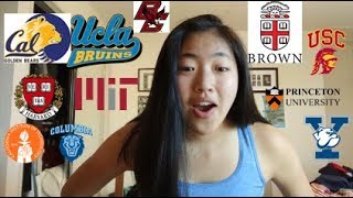 COLLEGE DECISION REACTIONS  IVY LEAGUE amp MORE [upl. by Seidel531]