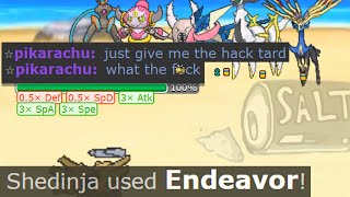 STURDY shedinja made TOXIC KID cry SALTY tears [upl. by Ahsykal]