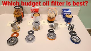 Are budget oil filters as good as premium Cut open champion carquest fram and AC Delco filters [upl. by Curzon]