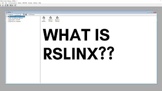 WHAT IS RSLINX [upl. by Otrebron]